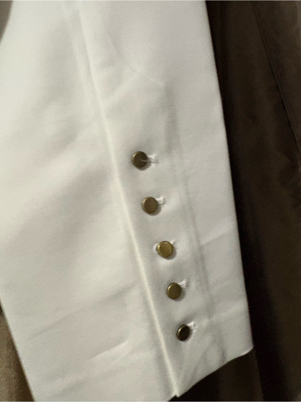 Talbots White Dress Pants with Button Cuffs #2390 - Picture 6 of 6